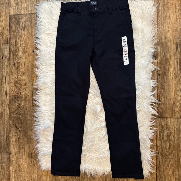 Place Other - The Children’s Place Boys Skinny Stretch Chino Pants Navy New Size 14